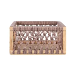Depot Geschenkideen^Aufbewahrungsbox Makramee
