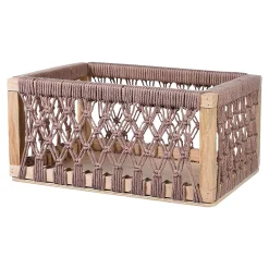 Depot Geschenkideen^Aufbewahrungsbox Makramee