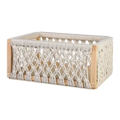 Depot Geschenkideen^Aufbewahrungsbox Makramee