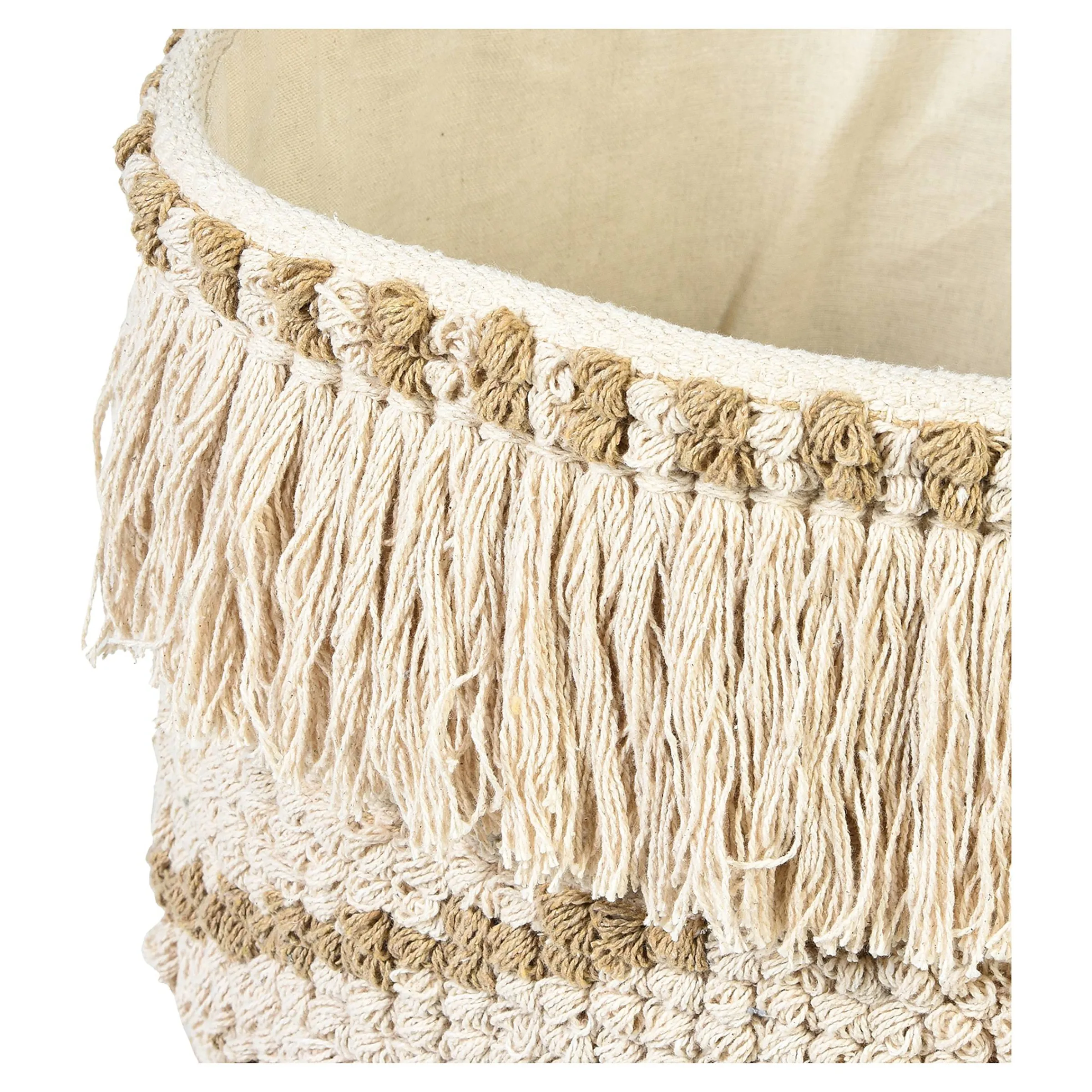 Depot Geschenkideen^Aufbewahrungskorb Boho Fringes