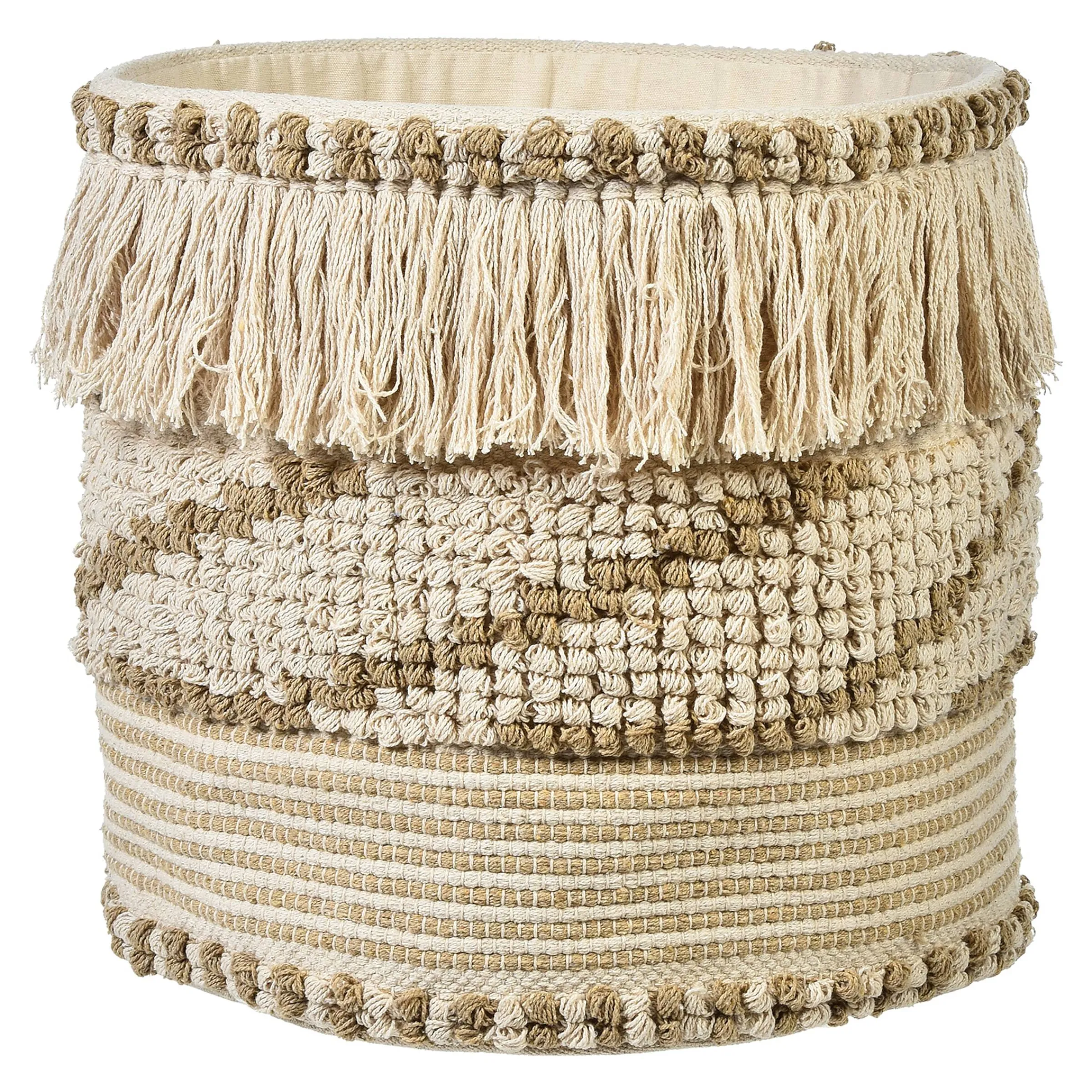 Depot Geschenkideen^Aufbewahrungskorb Boho Fringes