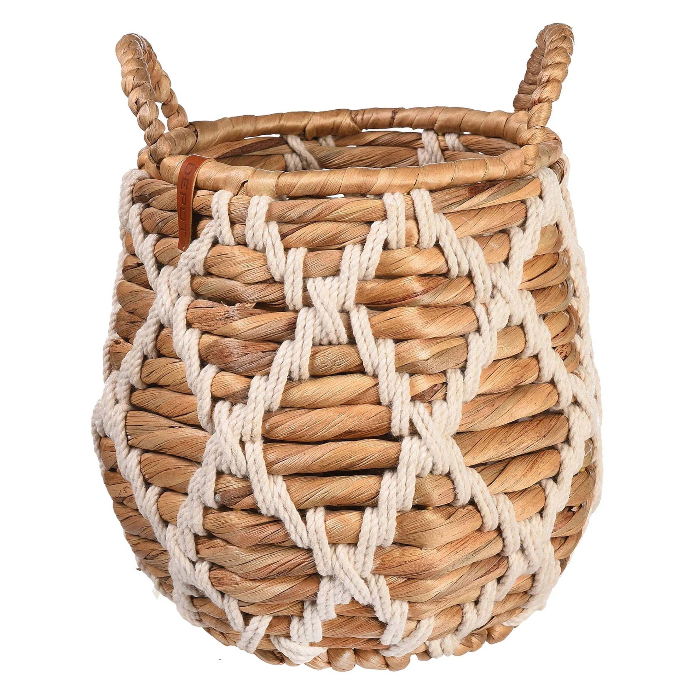 Depot Geschenkideen^Aufbewahrungskorb Makramee Rope