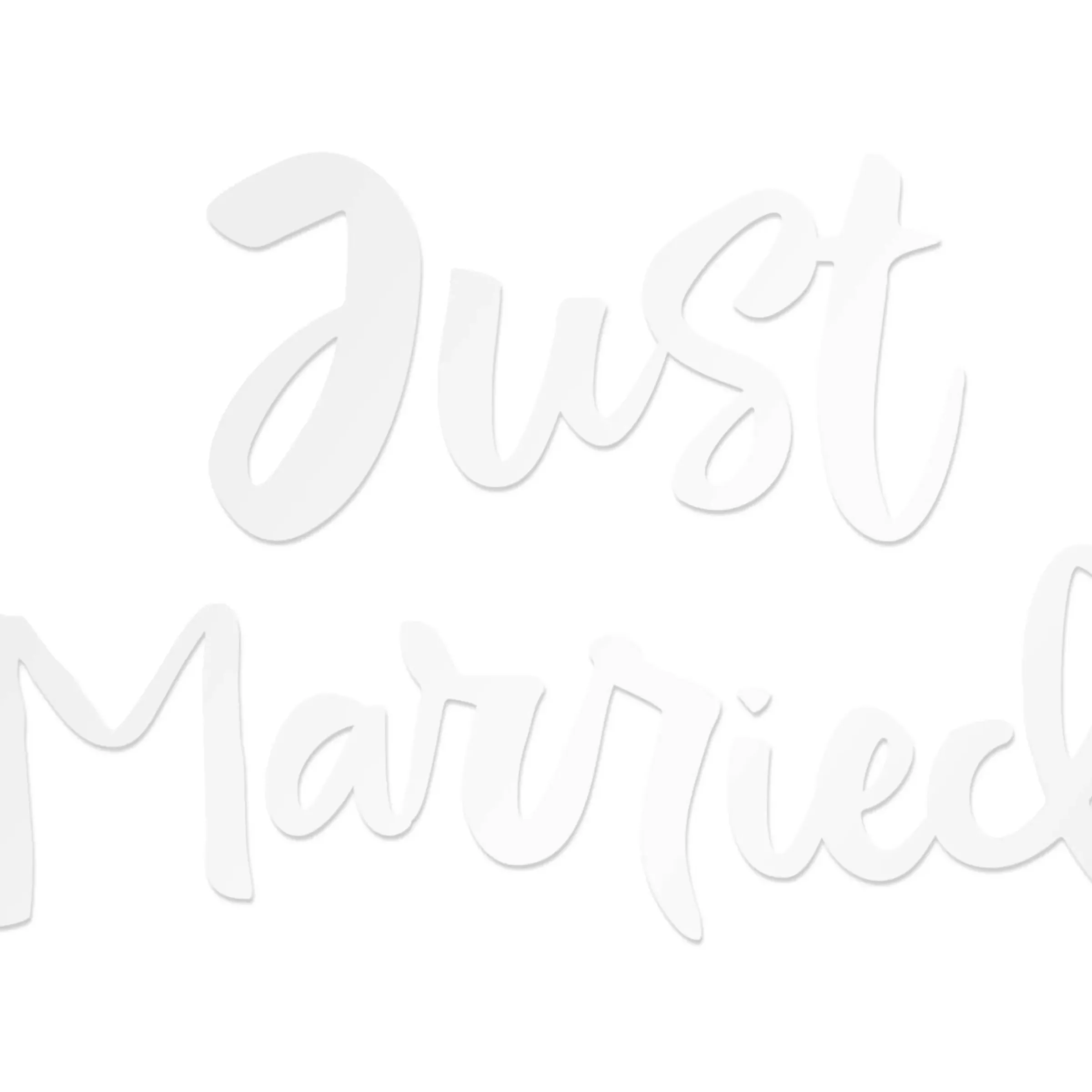 Depot Autosticker Just Married> Geschenkanhänger & Sticker