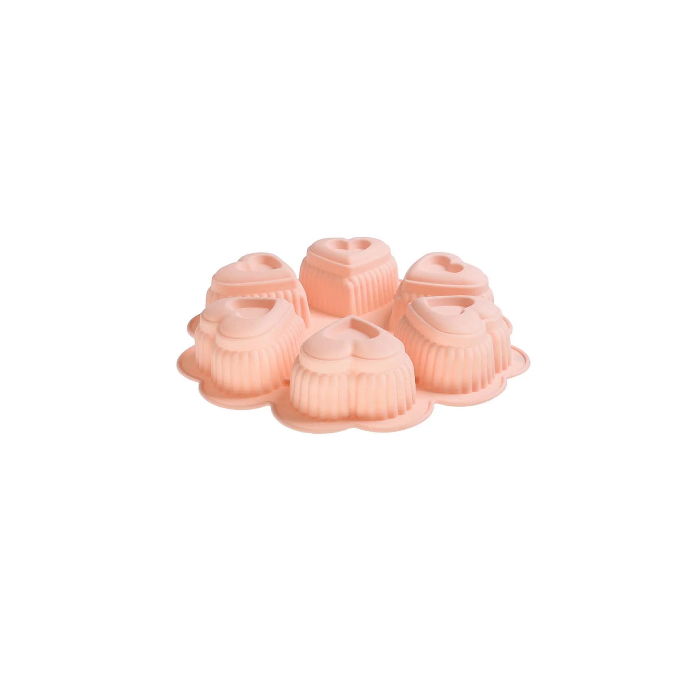Depot Backutensilien^Backform Heart Für 6 Muffins
