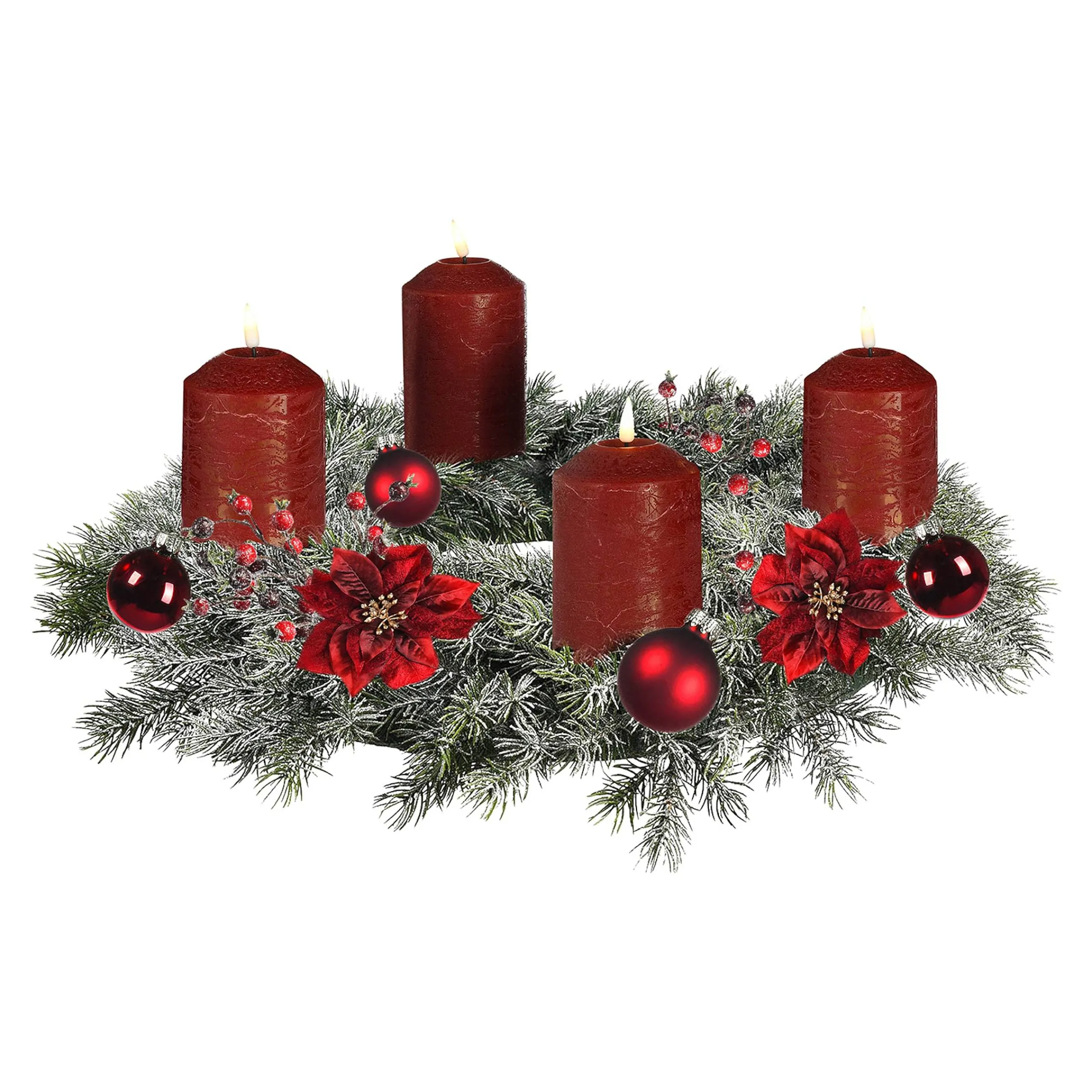 Depot Adventskranze & Zubehör^Deko-Adventskranz-Set Classic Christmas