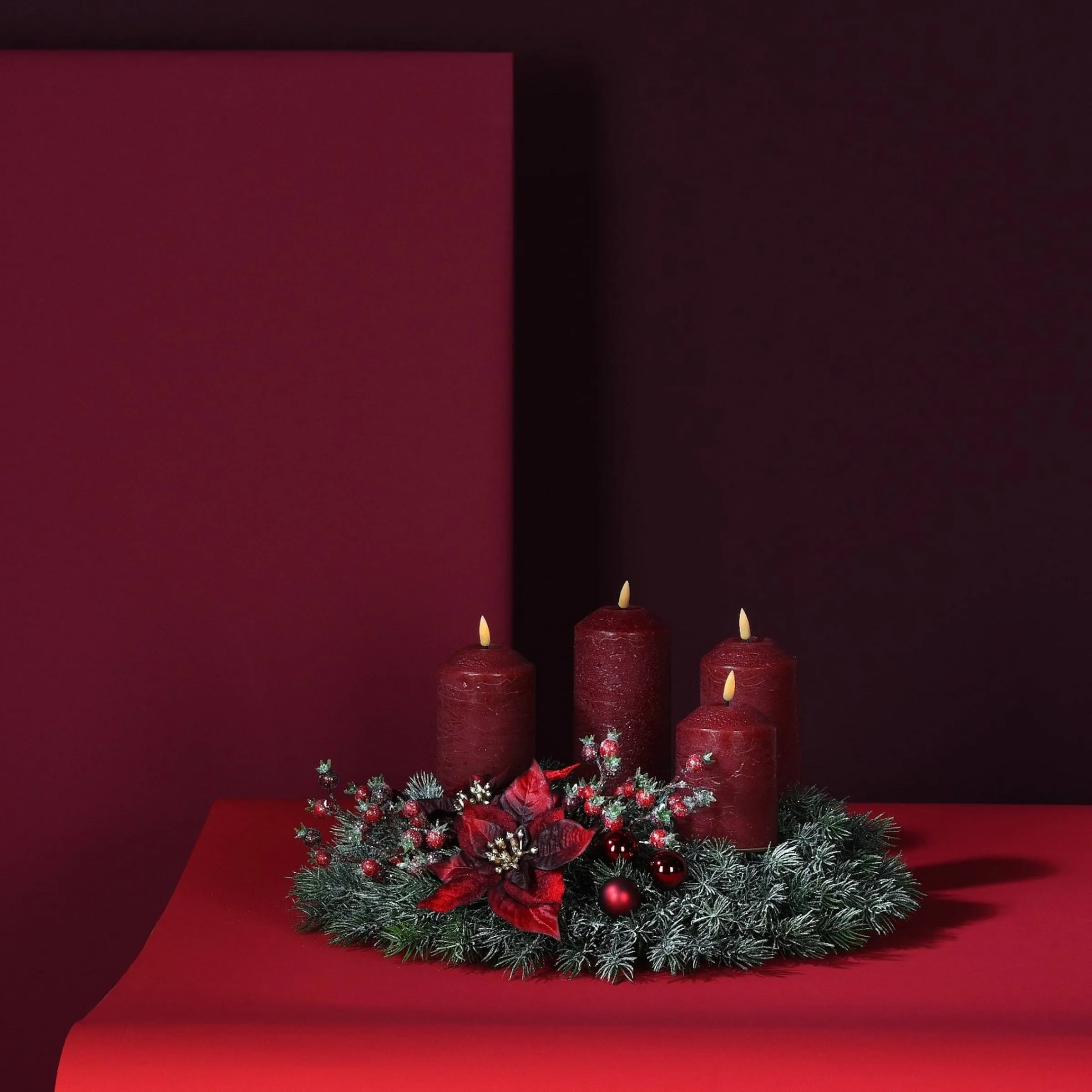 Depot Adventskranze & Zubehör^Deko-Adventskranz-Set Classic Christmas