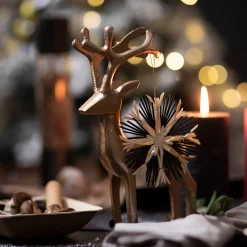 Depot Adventskranz-Deko^Deko-Anhänger Strohstern Lea