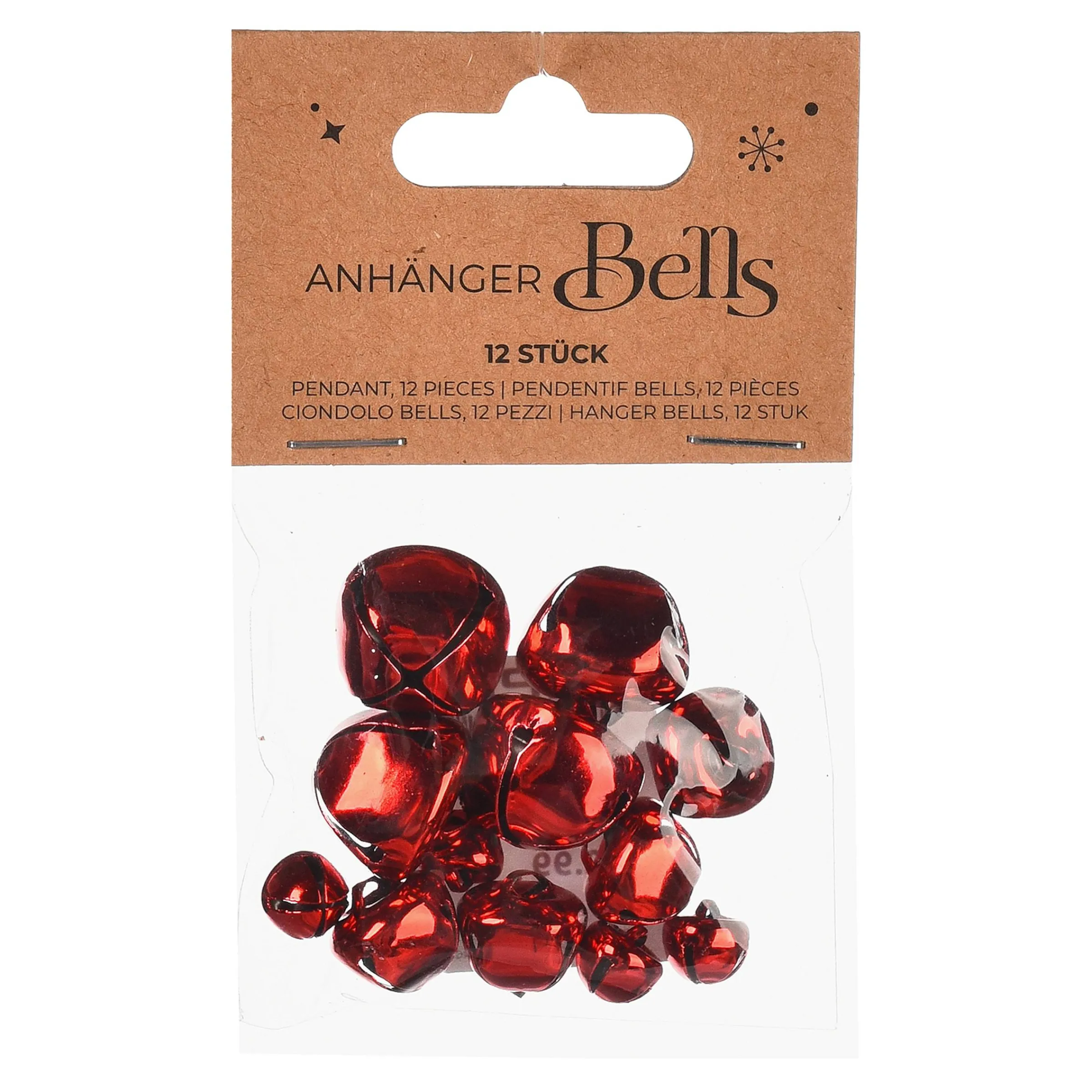 Depot Adventskranz-Deko^Deko-Anhänger-Set Bells