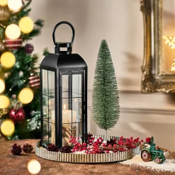Depot Adventskranz-Deko^Deko-Larchenzapfen, Beflockt