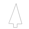 Depot Adventskalender^Deko-Metallobjekt Baum
