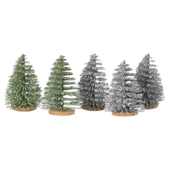 Depot Adventskranz-Deko^Deko-Objekt-Set Baum Glimmer