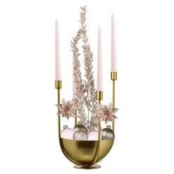 Depot Laternen & Kerzenhalter^Deko-Set Adventskranz Bowl