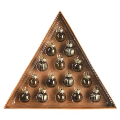 Depot Laternen & Kerzenhalter^Deko-Set Weihnachts-Kerzenhalter Glam