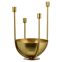 Depot Laternen & Kerzenhalter^Deko-Set Weihnachts-Kerzenhalter Golden Glam