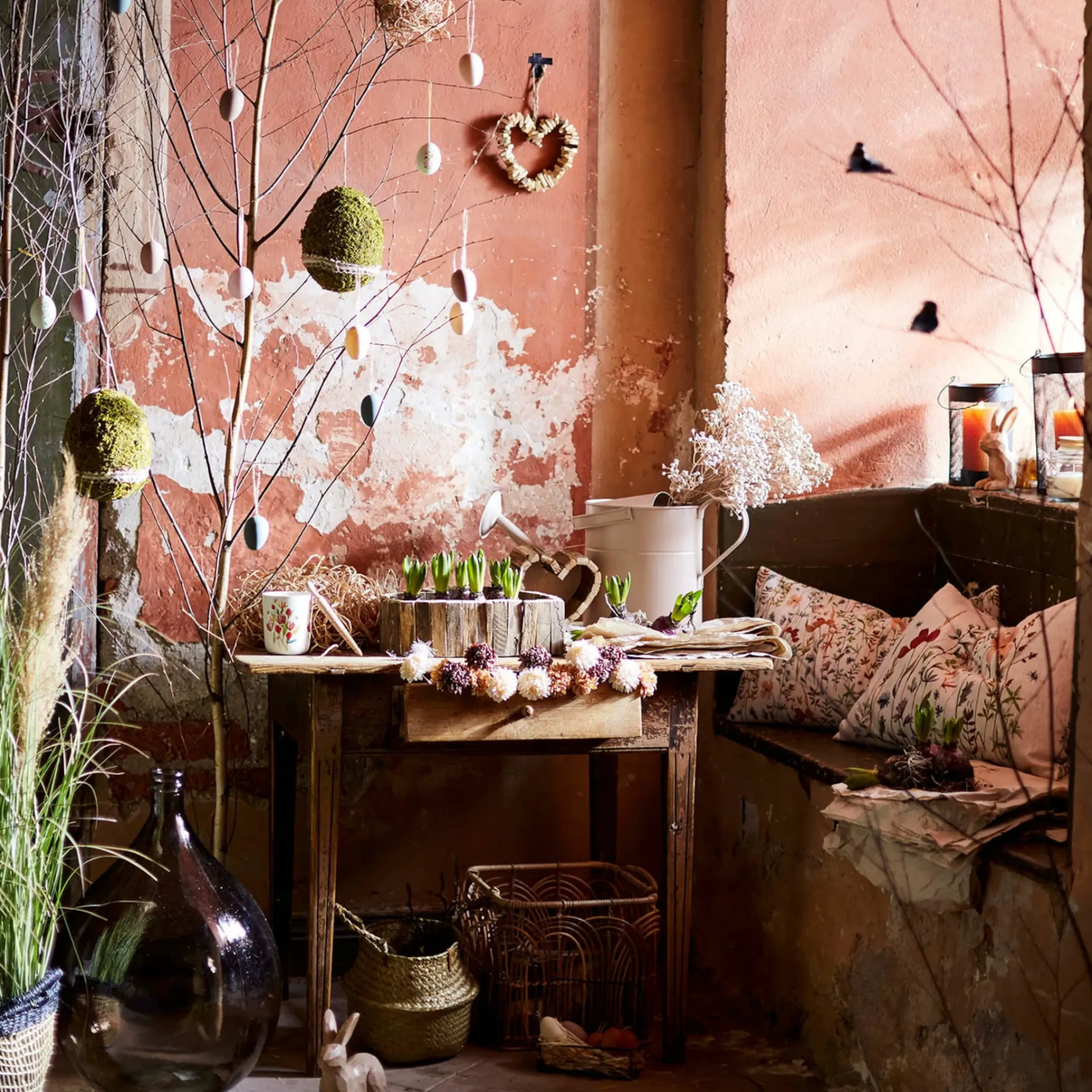 Depot Deko-Stroh Nude> Basteln & Diy