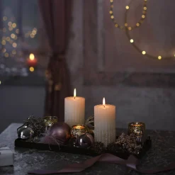 Depot Adventskranze & Zubehör^Deko-Tablett, Verspiegelt