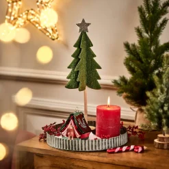 Depot Adventskranze & Zubehör^Deko-Tablett Zinco