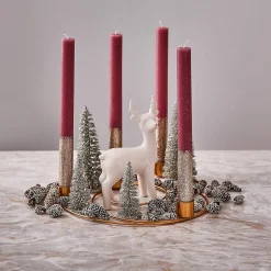 Depot Adventskranze & Zubehör^Deko-Tablett-Set Christmas Glam