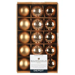 Depot Adventskranze & Zubehör^Deko-Weihnachtstablett Golden Glam