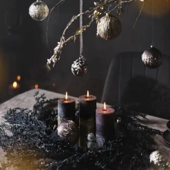 Depot Adventskranze & Zubehör^Deko-Weihnachtstablett Silver Glam