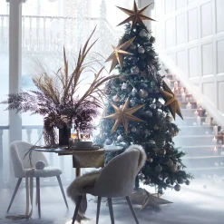 Depot Adventskranze & Zubehör^Deko-Weihnachtstablett Silver Glam