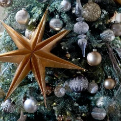 Depot Adventskranze & Zubehör^Deko-Weihnachtstablett Silver Glam