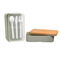 Depot Geschenkideen^Doppel-Lunchbox Mit Mehrwegbesteck