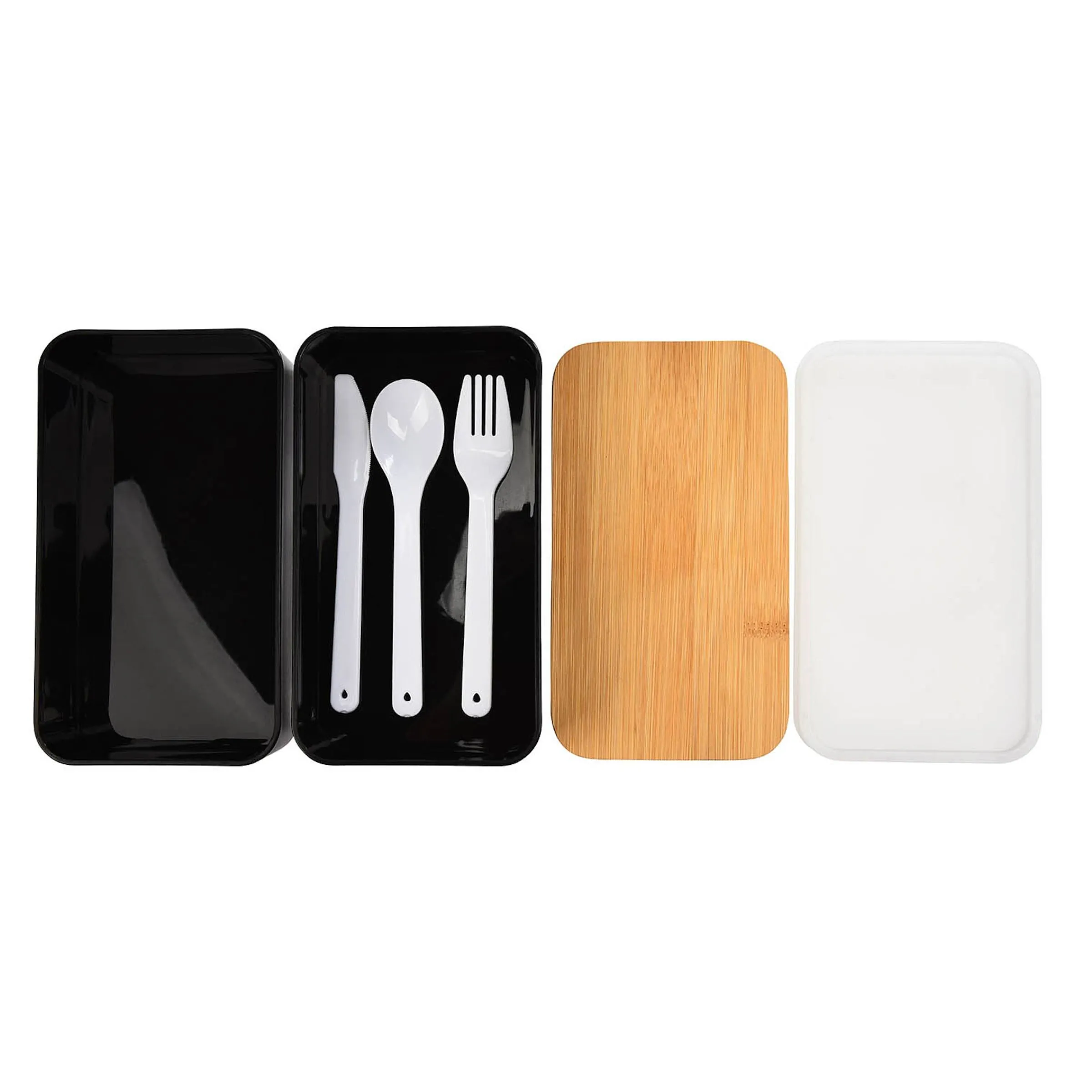 Depot Geschenkideen^Doppel-Lunchbox Mit Mehrwegbesteck