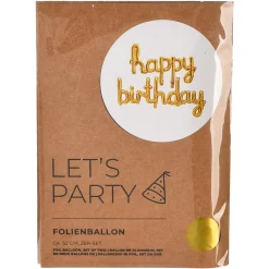 Depot Folienballon-Set Birthday> Luftballons