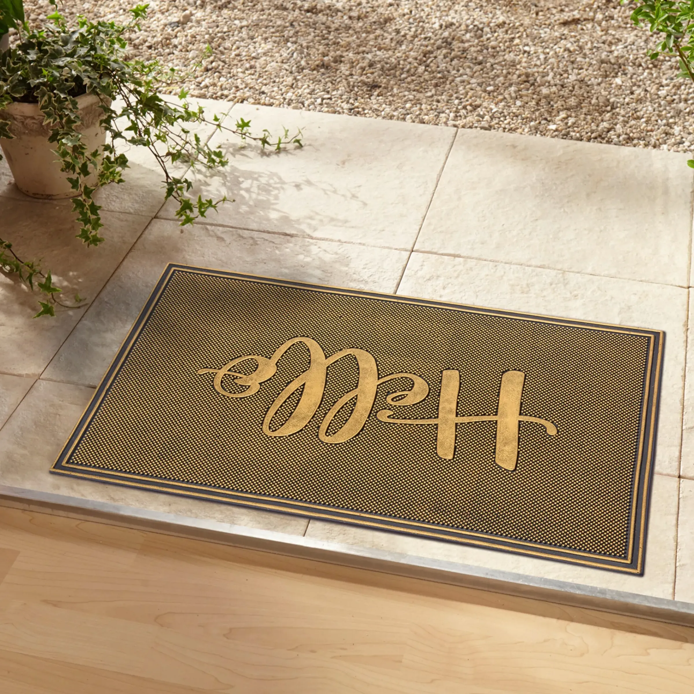 Depot Fusmatte Hello> Outdoor-Teppiche