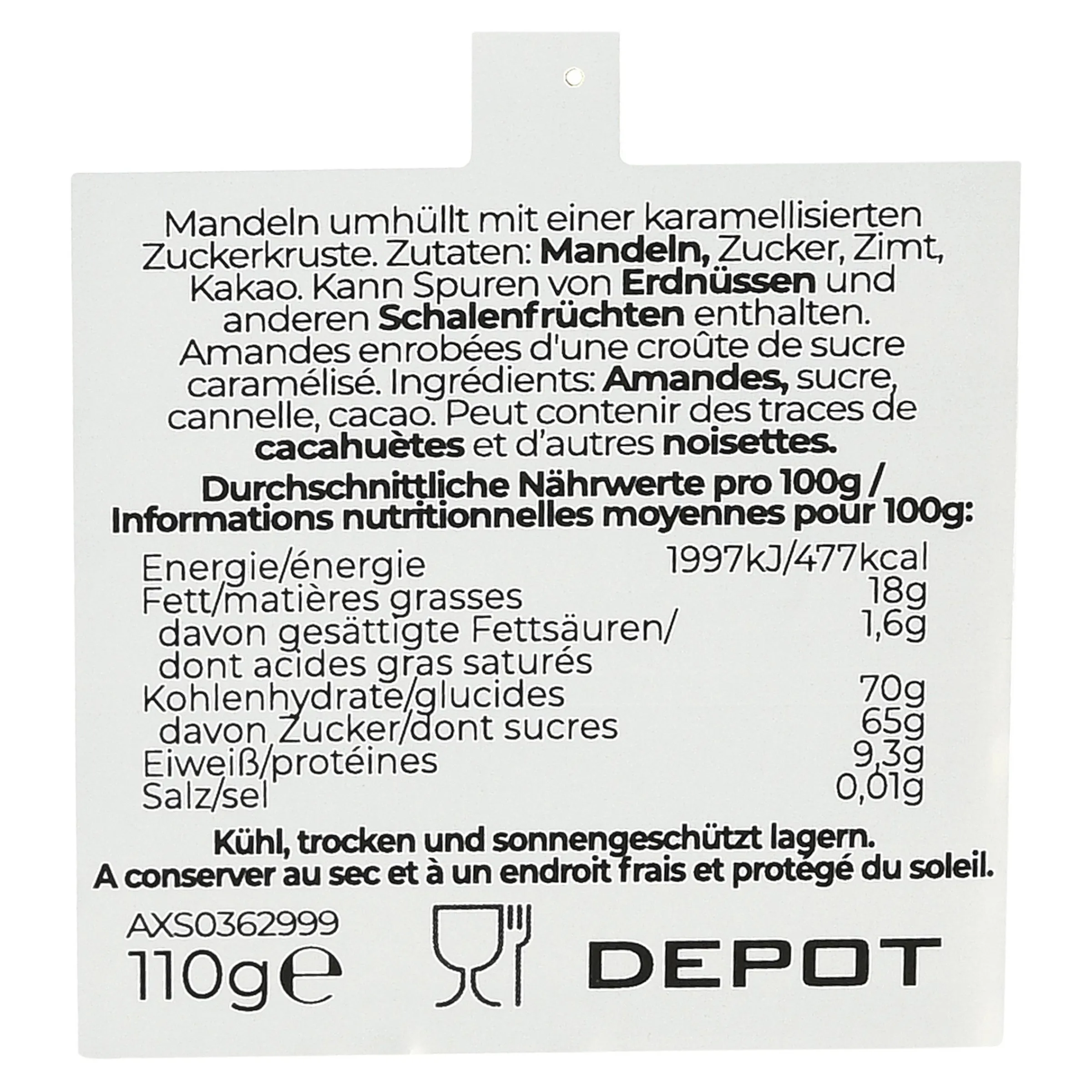 Depot Geschenkideen^Gebrannte Mandeln