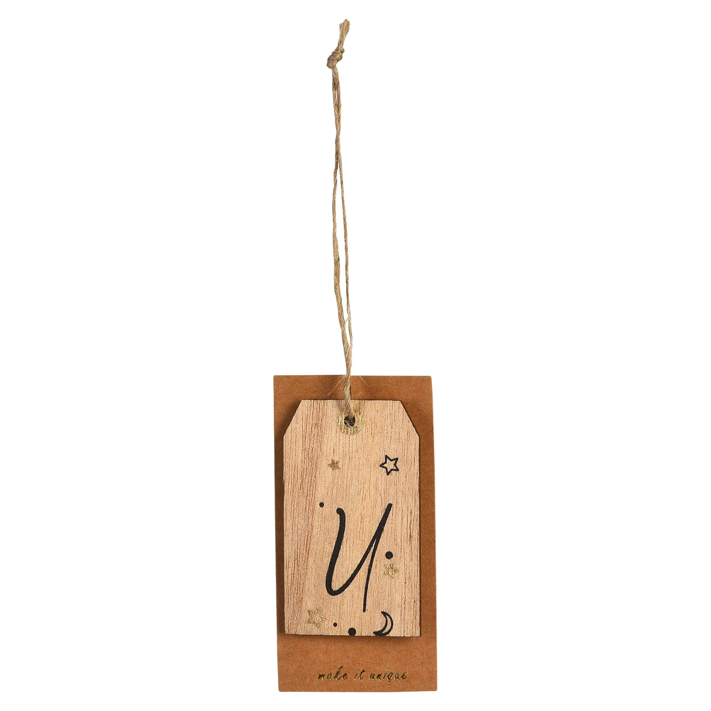 Depot Adventskranz-Deko^Geschenkanhänger Monogramm