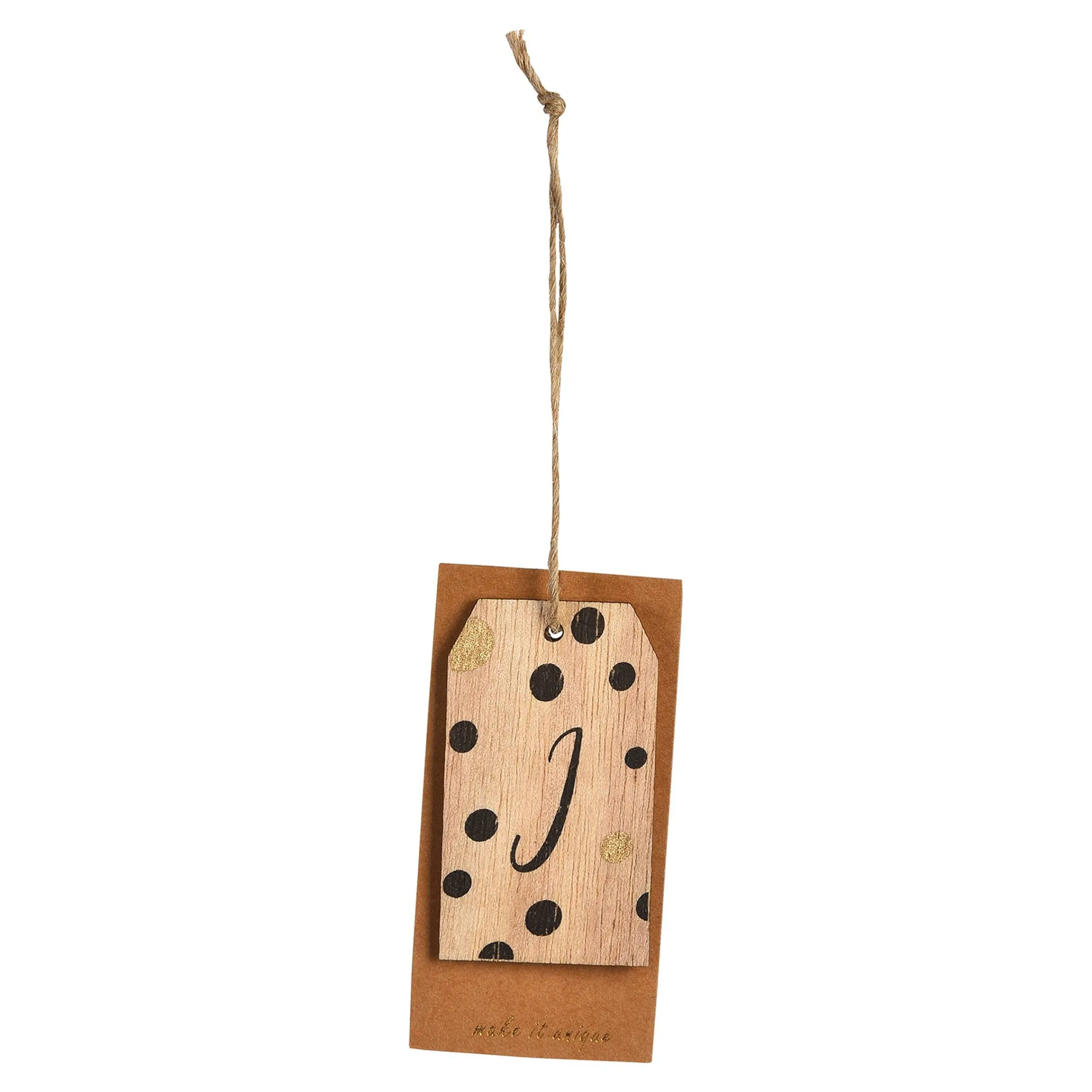 Depot Adventskranz-Deko^Geschenkanhänger Monogramm