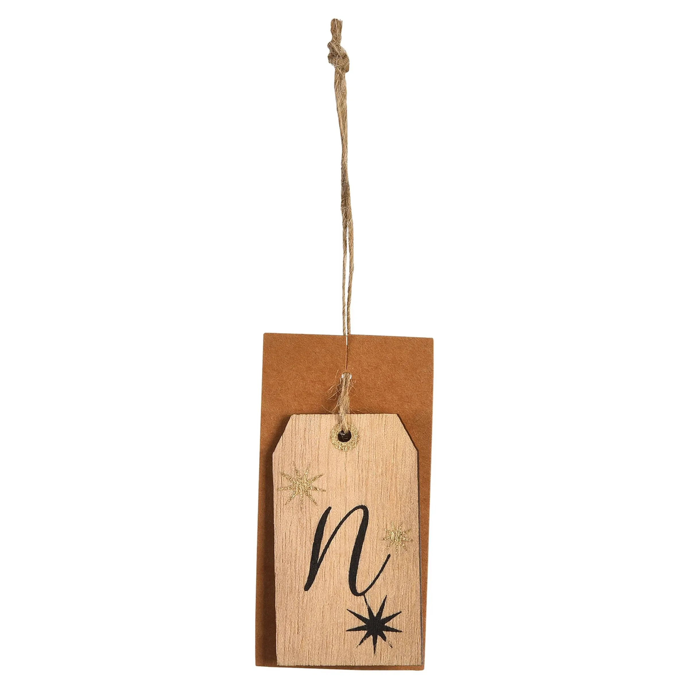 Depot Adventskranz-Deko^Geschenkanhänger Monogramm