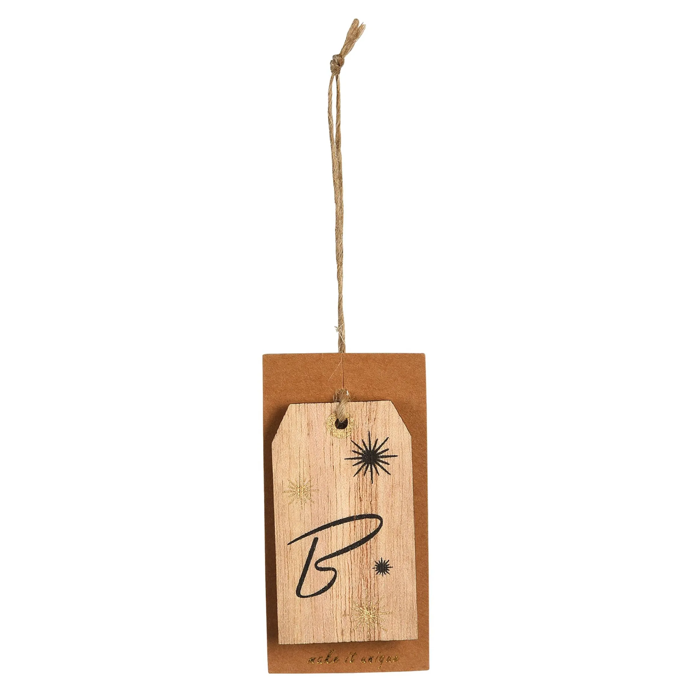 Depot Adventskranz-Deko^Geschenkanhänger Monogramm