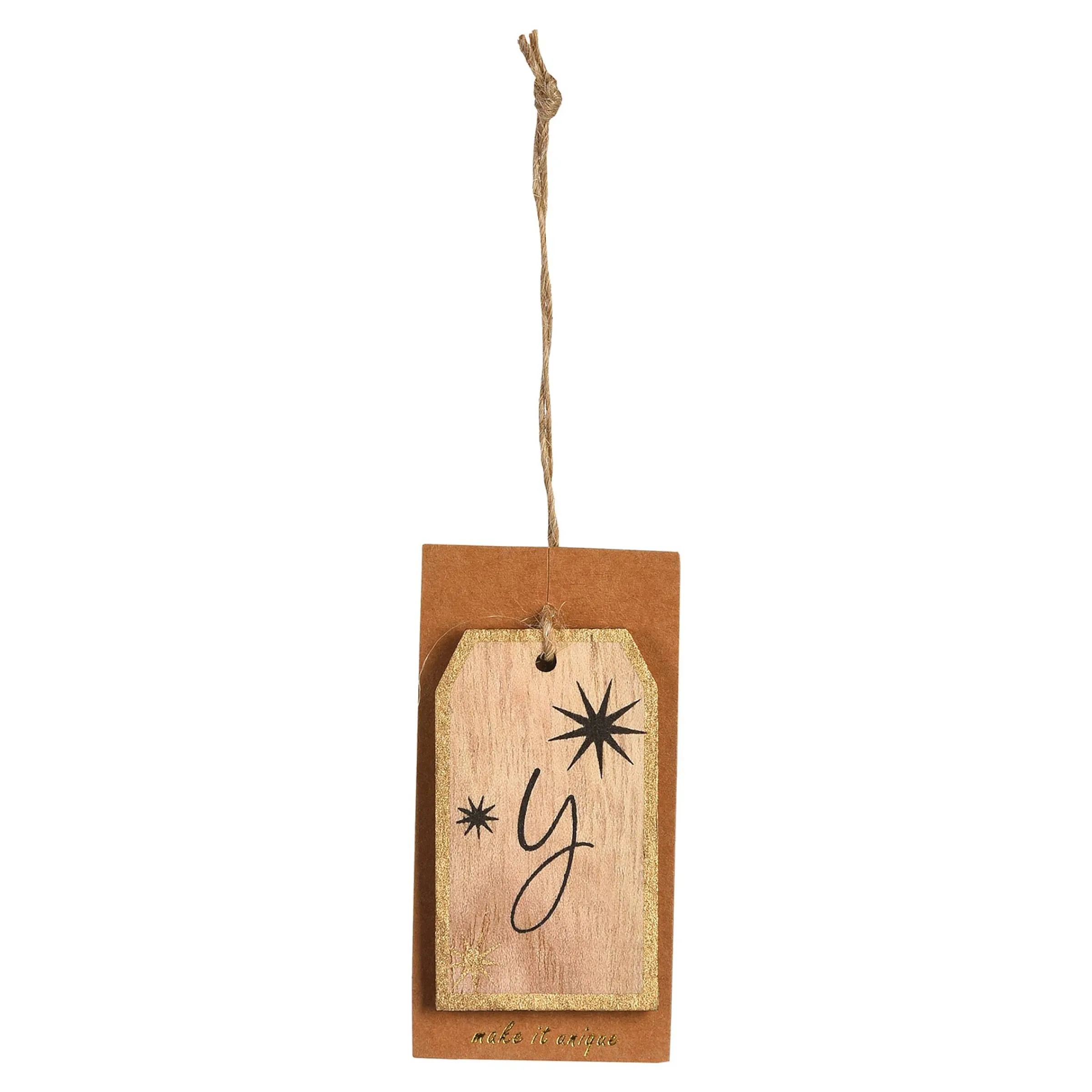 Depot Adventskranz-Deko^Geschenkanhänger Monogramm