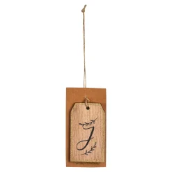 Depot Adventskranz-Deko^Geschenkanhänger Monogramm