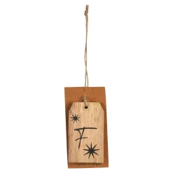 Depot Adventskranz-Deko^Geschenkanhänger Monogramm