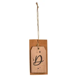 Depot Adventskranz-Deko^Geschenkanhänger Monogramm