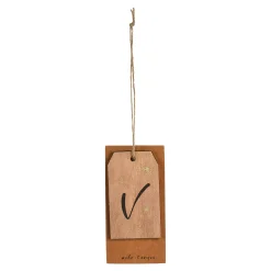Depot Adventskranz-Deko^Geschenkanhänger Monogramm