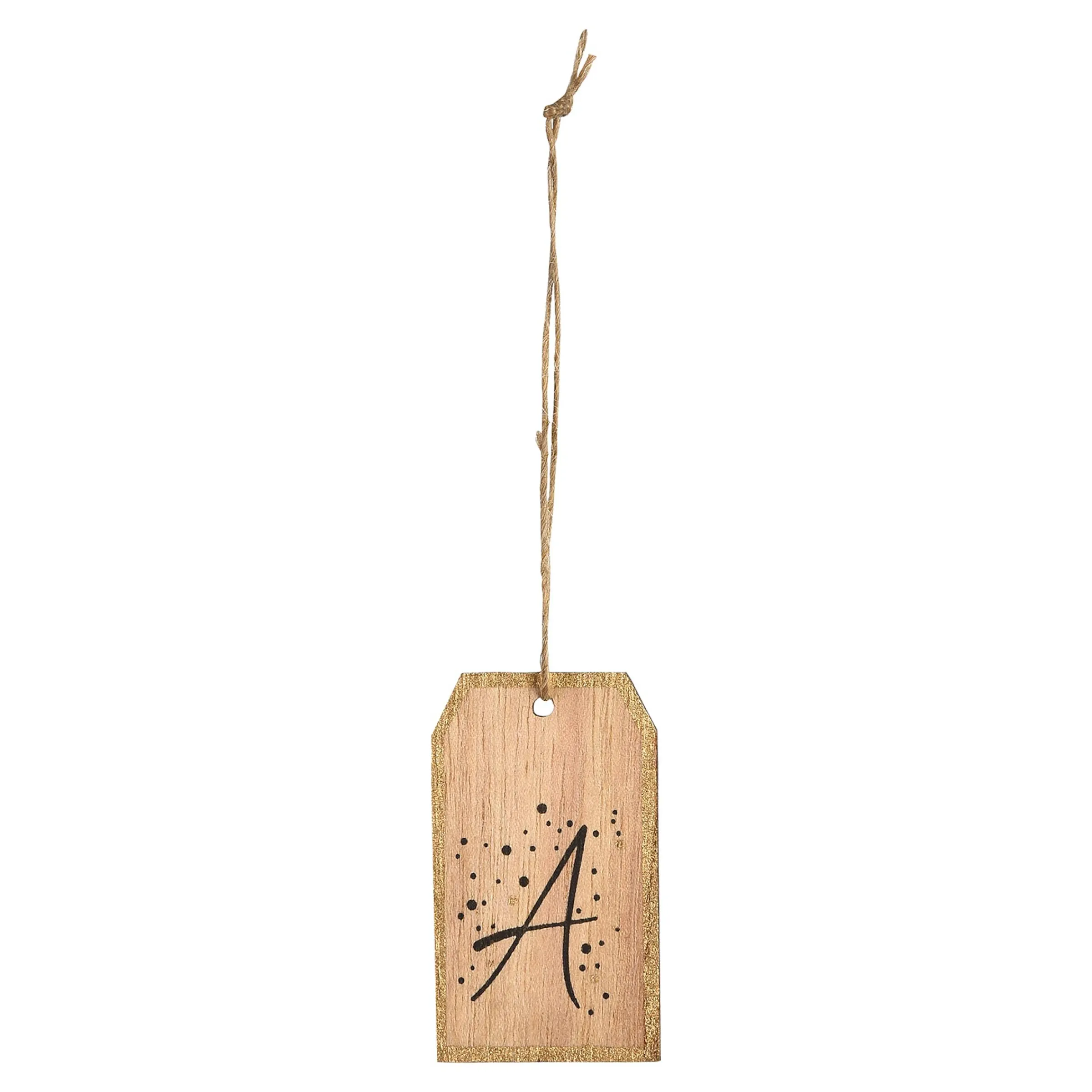 Depot Adventskranz-Deko^Geschenkanhänger Monogramm