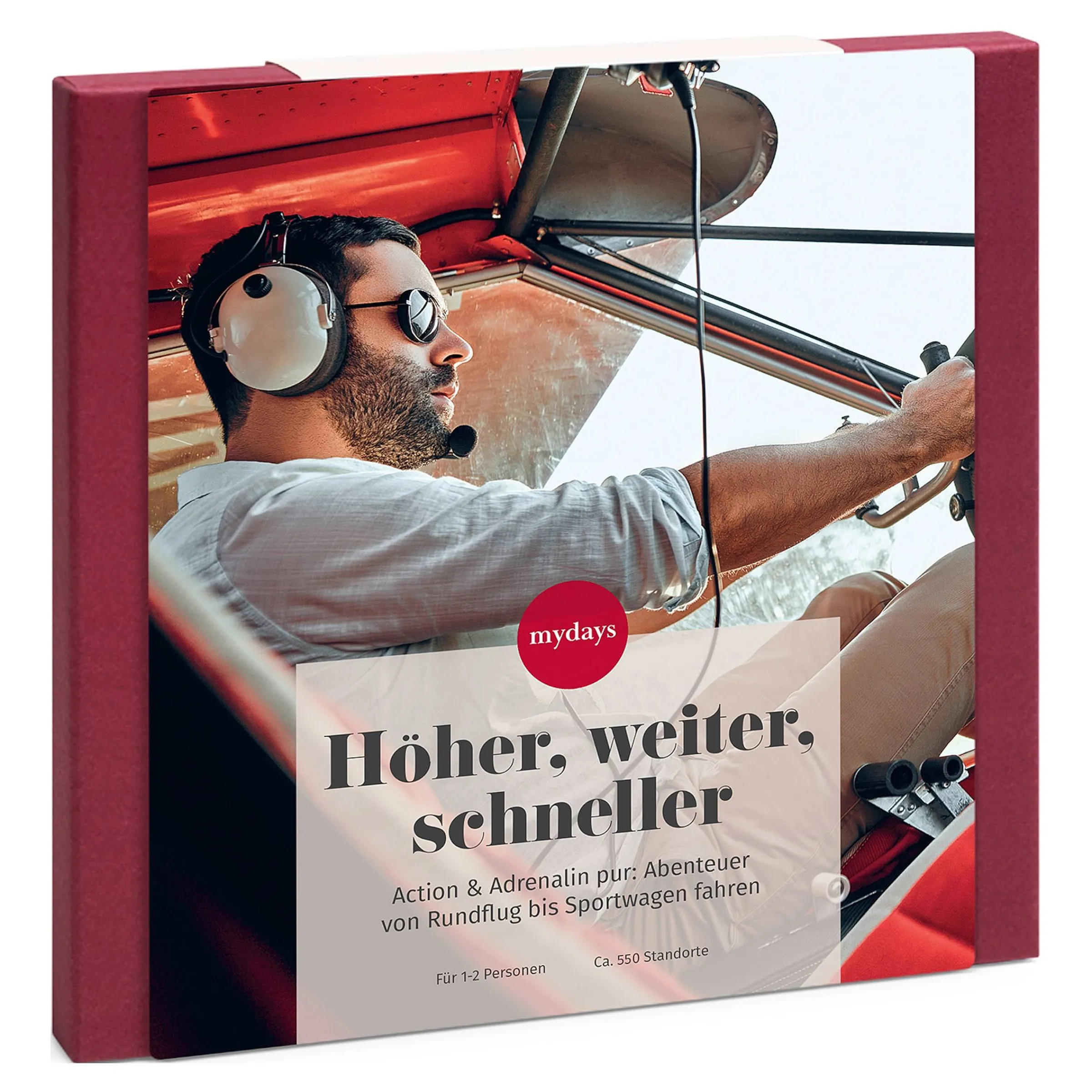 Depot Geschenkideen^Geschenkbox Hoher, Weiter, Schneller