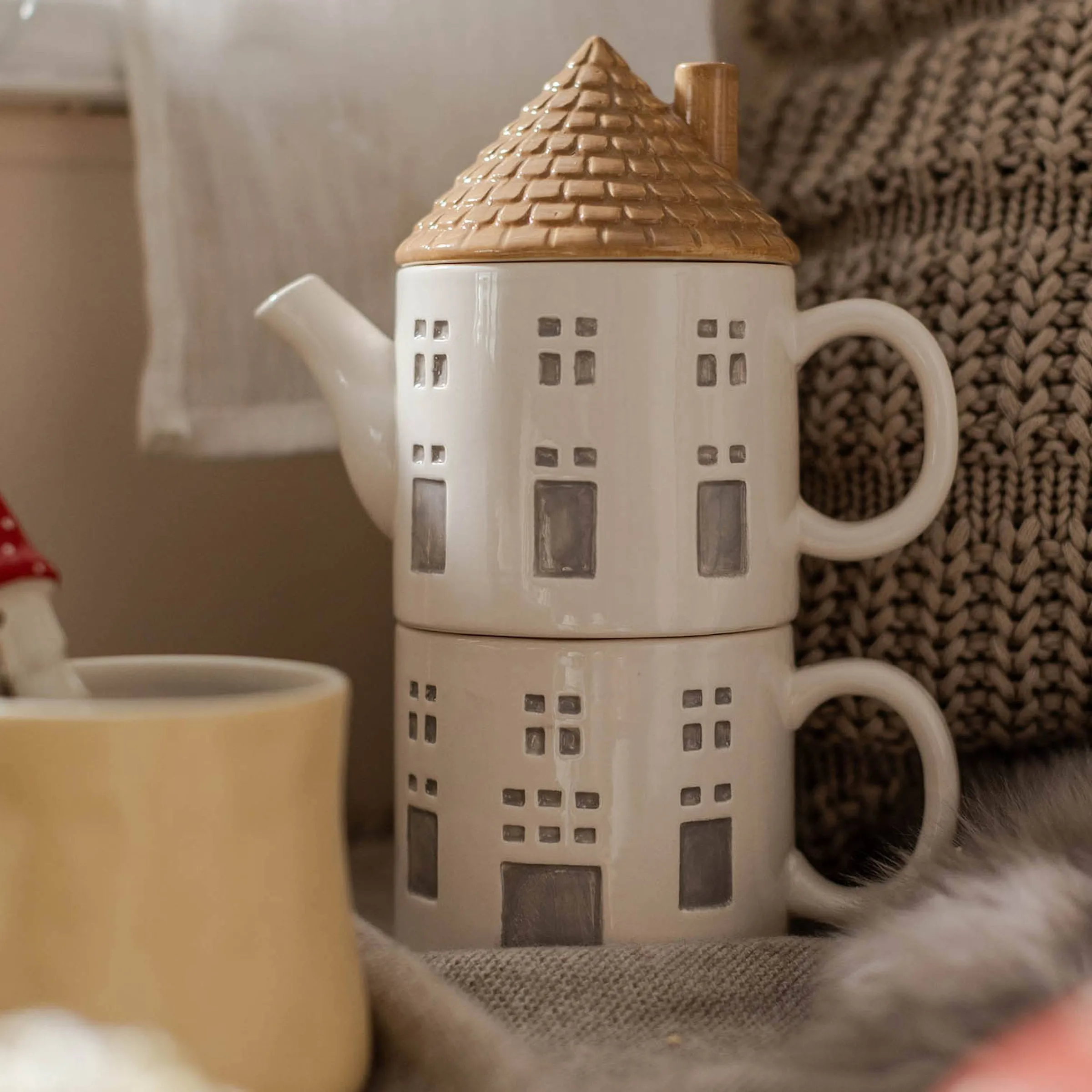Depot Deko-Figuren & Objekte^Geschenk-Set Tea For One Haus