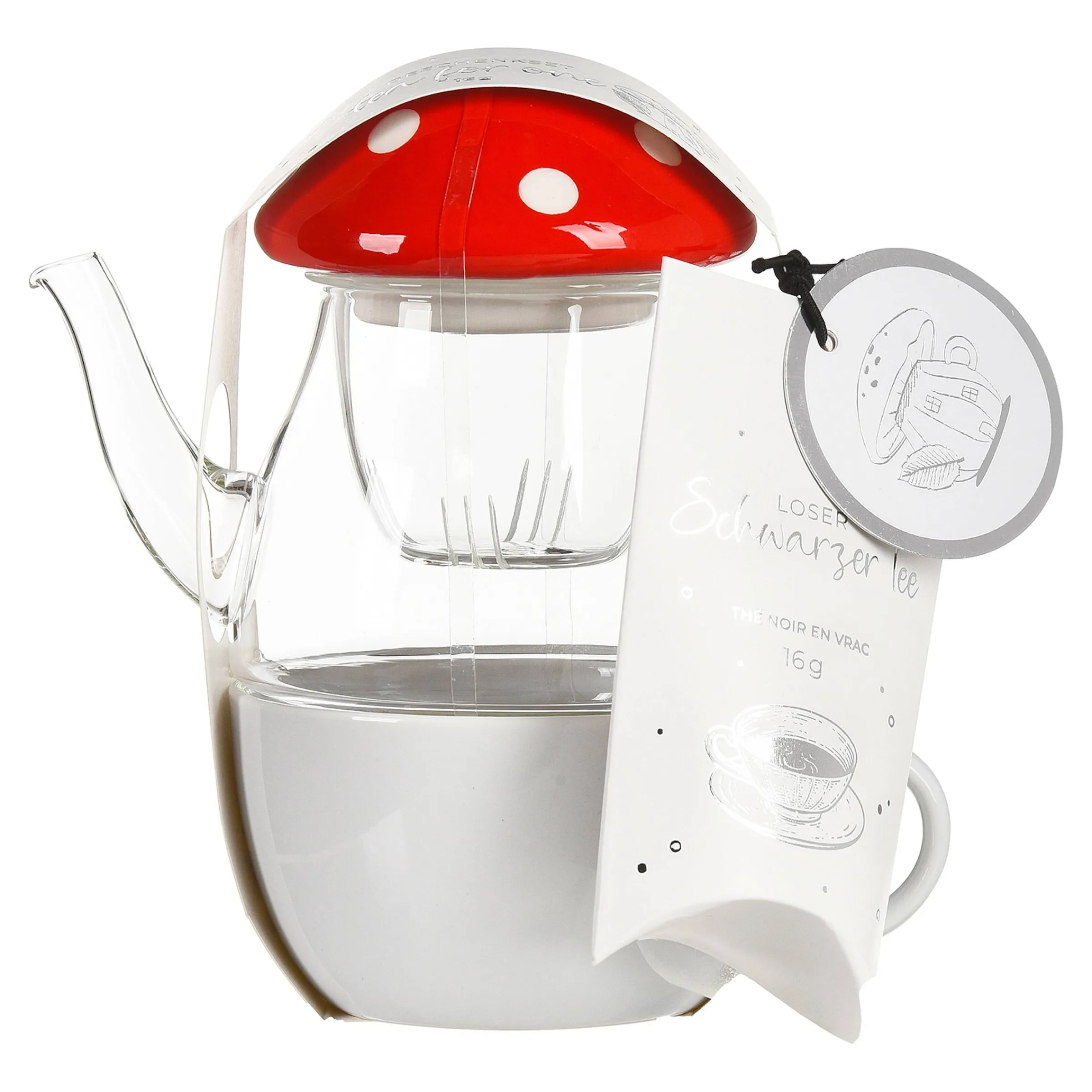Depot Geschenkideen^Geschenk-Set Tea For One Pilz