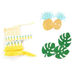 Depot Geschenkideen^Geschenkverpackungs-Set Ananas