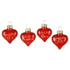 Depot Figuren & Formen^Glas-Baumschmuck Herz Familie