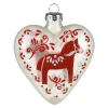 Depot Figuren & Formen^Glas-Baumschmuck Herz Folklore