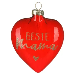 Depot Figuren & Formen^Glas-Baumschmuck Herz Mama