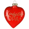 Depot Figuren & Formen^Glas-Baumschmuck Herz Opa