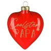 Depot Figuren & Formen^Glas-Baumschmuck Herz Papa
